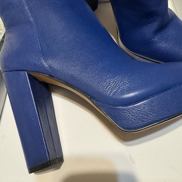Jessica Simpson Royal Blue Heeled Boots - Picture 3 of 4